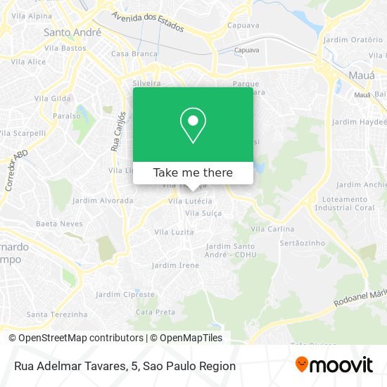Rua Adelmar Tavares, 5 map