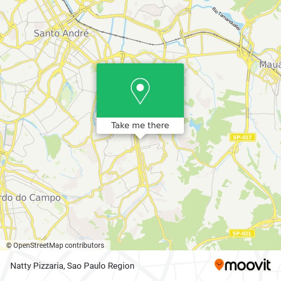 Natty Pizzaria map