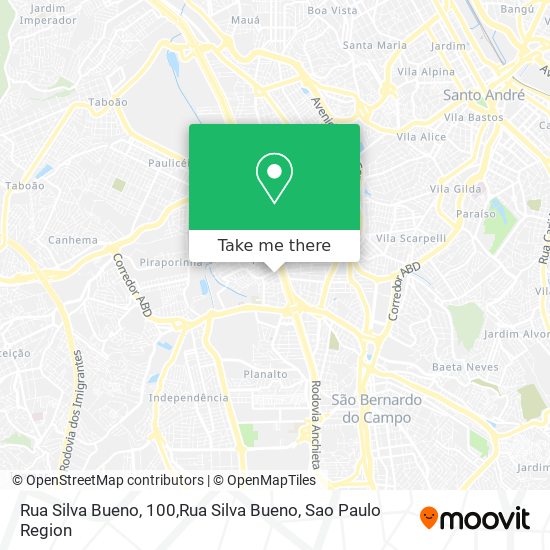 Rua Silva Bueno, 100,Rua Silva Bueno map