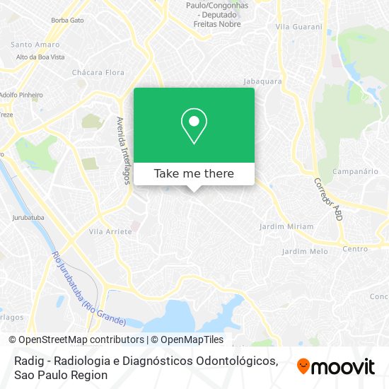 Radig - Radiologia e Diagnósticos Odontológicos map