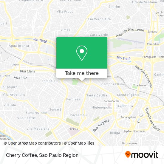 Mapa Cherry Coffee