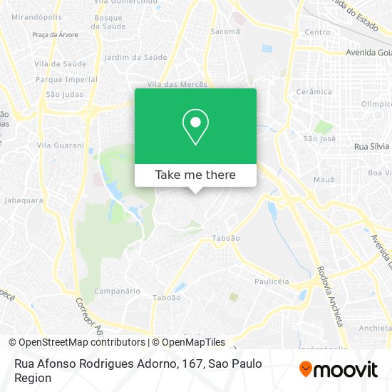 Rua Afonso Rodrigues Adorno, 167 map
