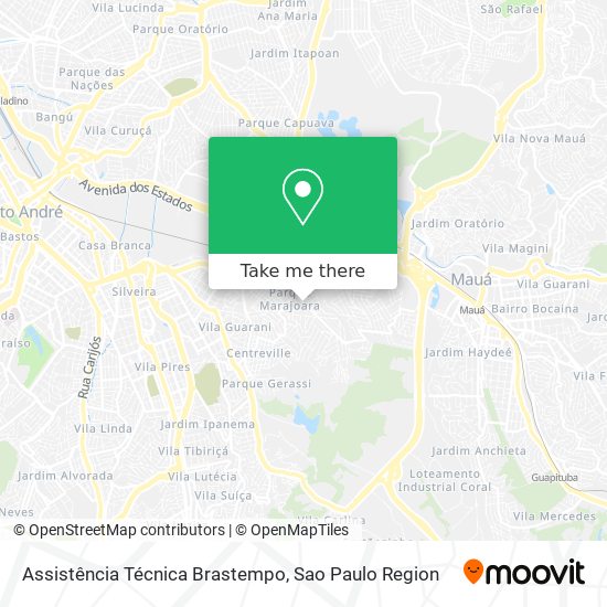 Assistência Técnica Brastempo map