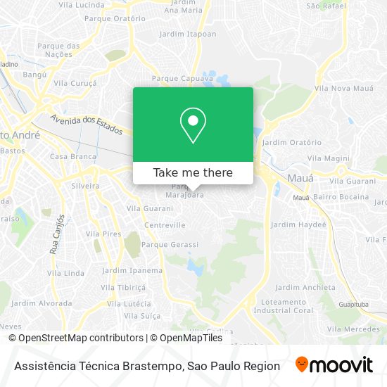 Mapa Assistência Técnica Brastempo