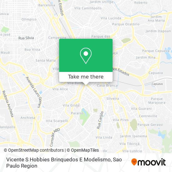 Mapa Vicente S Hobbies Brinquedos E Modelismo
