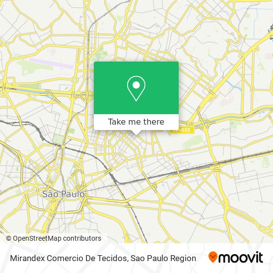 Mirandex Comercio De Tecidos map