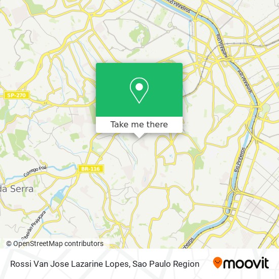 Mapa Rossi Van Jose Lazarine Lopes