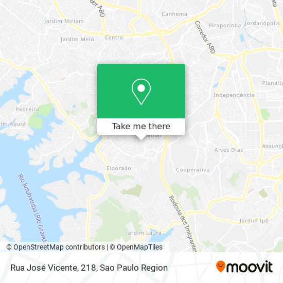 Rua José Vicente, 218 map