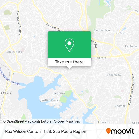 Rua Wilson Cantoni, 158 map