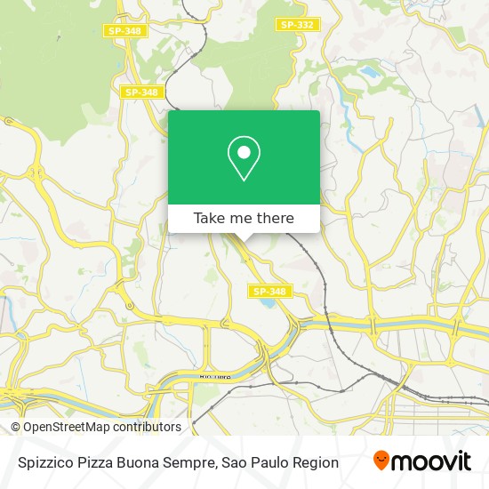 Mapa Spizzico Pizza Buona Sempre