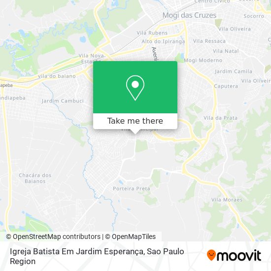 Igreja Batista Em Jardim Esperança map