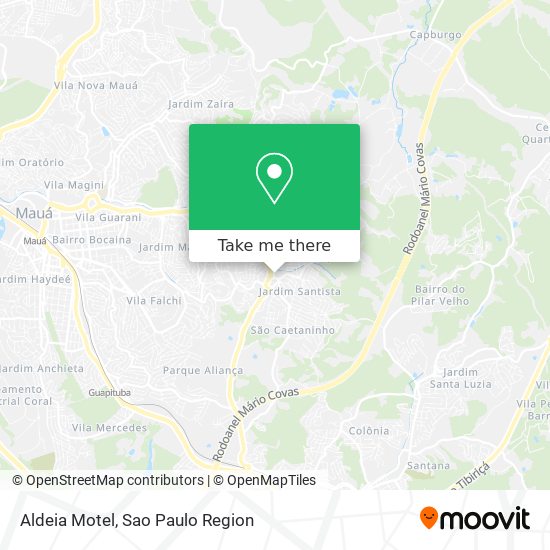 Aldeia Motel map