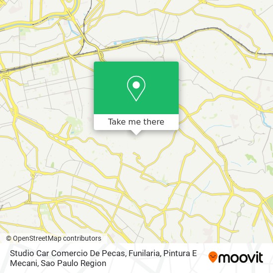 Mapa Studio Car Comercio De Pecas, Funilaria, Pintura E Mecani