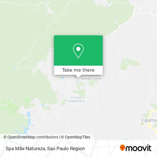 Spa Mãe Natureza map