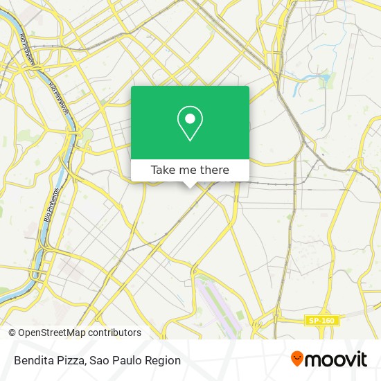 Bendita Pizza map