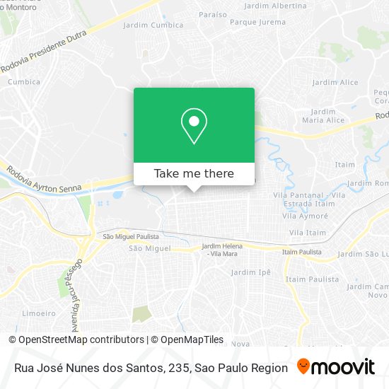 Rua José Nunes dos Santos, 235 map