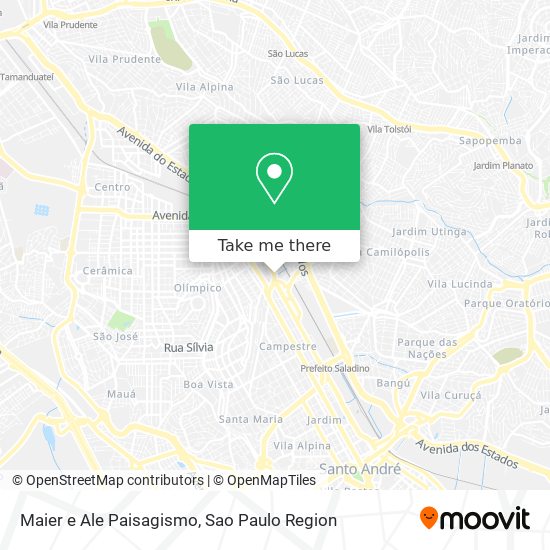 Maier e Ale Paisagismo map