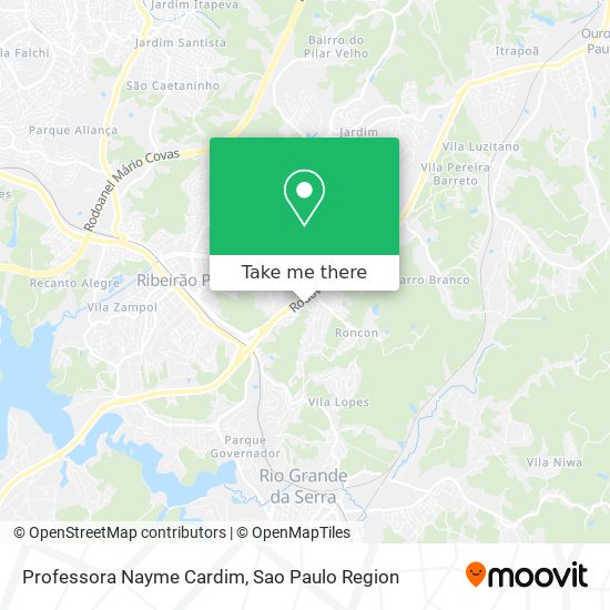 Professora Nayme Cardim map