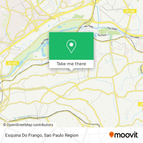 Esquina Do Frango map