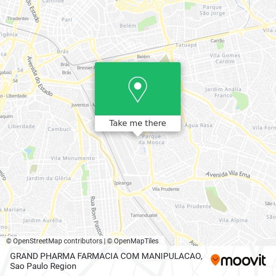 GRAND PHARMA FARMACIA COM MANIPULACAO map