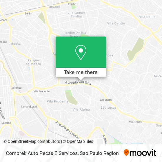 Mapa Combrek Auto Pecas E Servicos