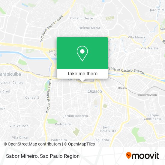 Sabor Mineiro map