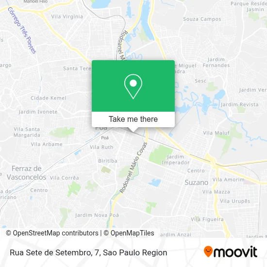 Rua Sete de Setembro, 7 map