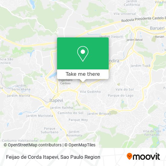 Feijao de Corda Itapevi map