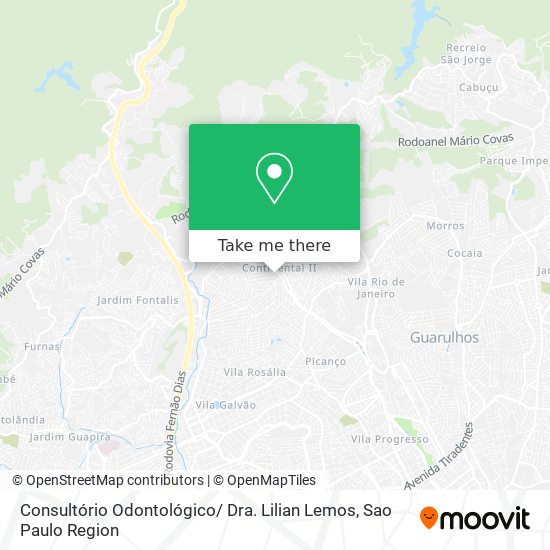 Consultório Odontológico/ Dra. Lilian Lemos map