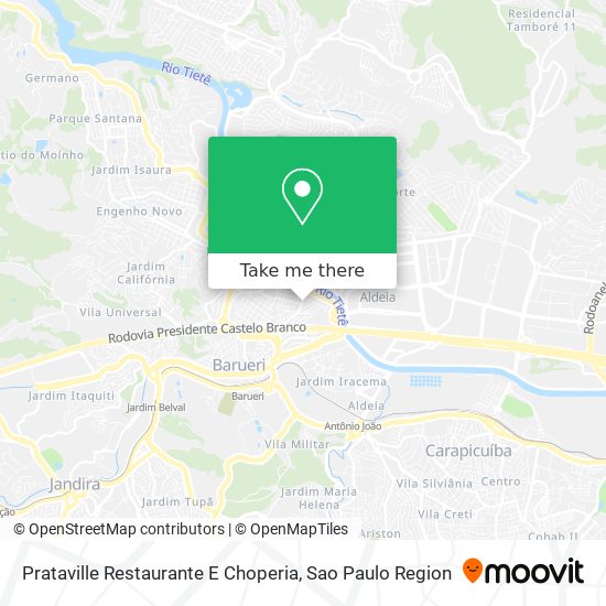 Prataville Restaurante E Choperia map