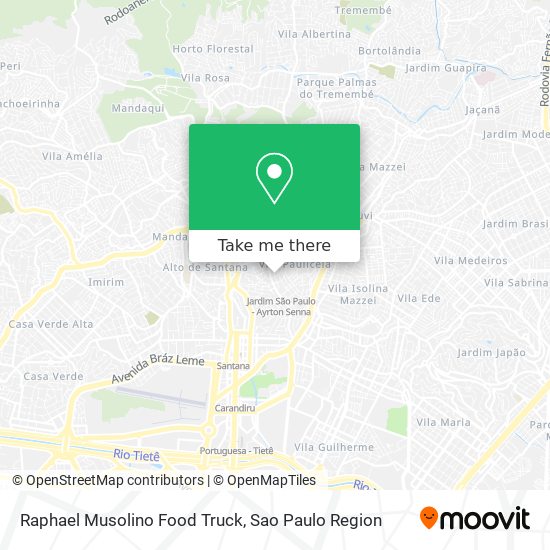 Mapa Raphael Musolino Food Truck