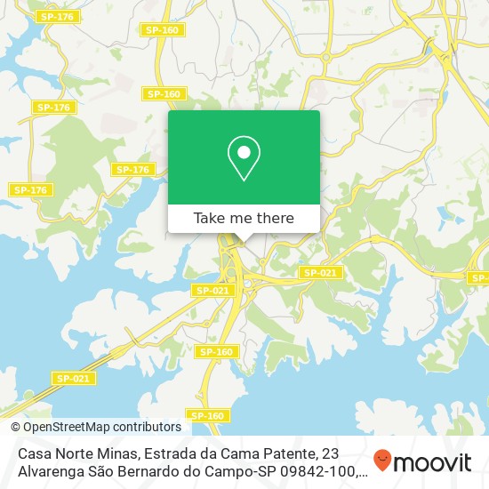 Casa Norte Minas, Estrada da Cama Patente, 23 Alvarenga São Bernardo do Campo-SP 09842-100 map