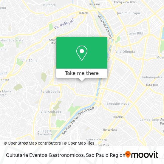 Quitutaria Eventos Gastronomicos map