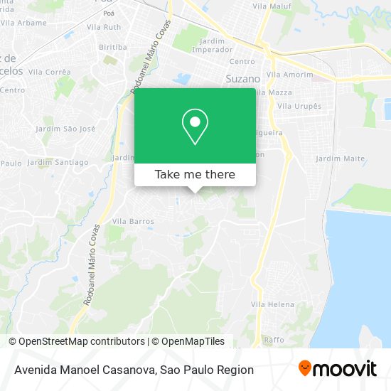 Avenida Manoel Casanova map