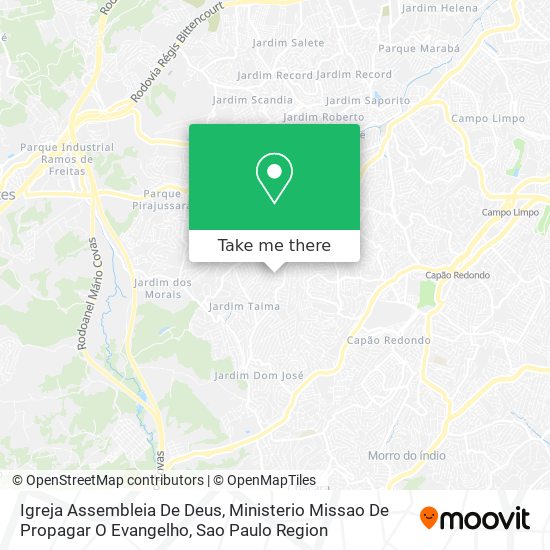 Igreja Assembleia De Deus, Ministerio Missao De Propagar O Evangelho map