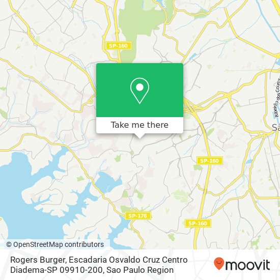 Rogers Burger, Escadaria Osvaldo Cruz Centro Diadema-SP 09910-200 map