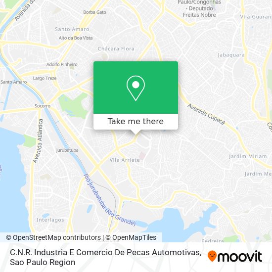 Mapa C.N.R. Industria E Comercio De Pecas Automotivas