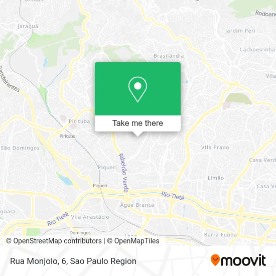 Rua Monjolo, 6 map