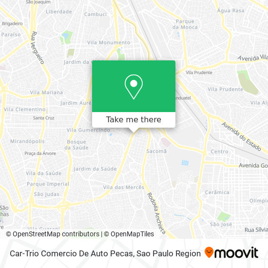 Mapa Car-Trio Comercio De Auto Pecas