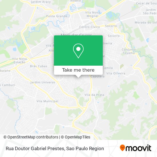 Rua Doutor Gabriel Prestes map