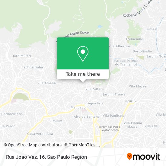 Rua Joao Vaz, 16 map