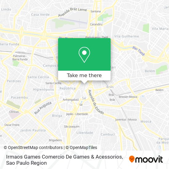 Irmaos Games Comercio De Games & Acessorios map