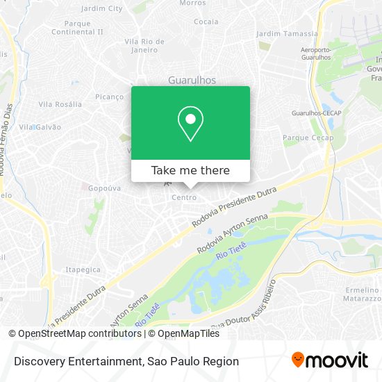 Discovery Entertainment map
