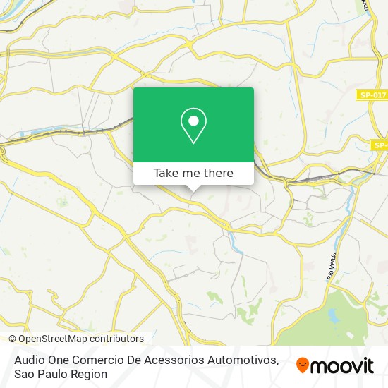 Audio One Comercio De Acessorios Automotivos map