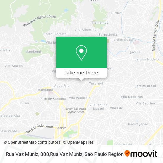 Rua Vaz Muniz, 808,Rua Vaz Muniz map