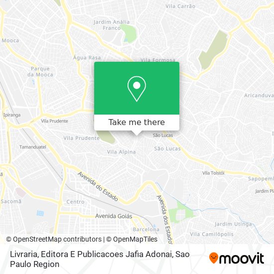 Livraria, Editora E Publicacoes Jafia Adonai map