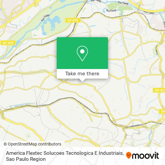 America Flextec Solucoes Tecnologica E Industriais map