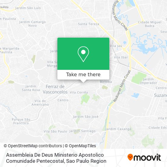 Assembleia De Deus Ministerio Apostolico Comunidade Pentecostal map