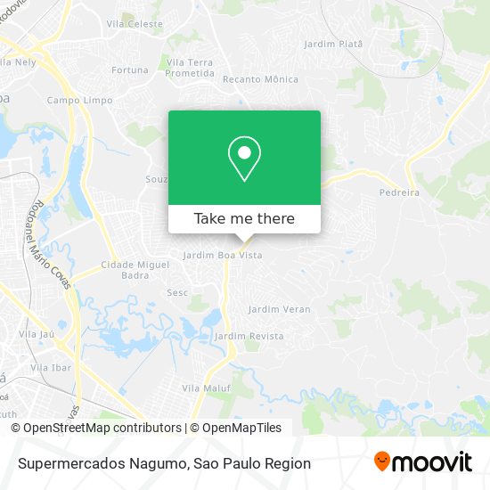 Supermercados Nagumo map