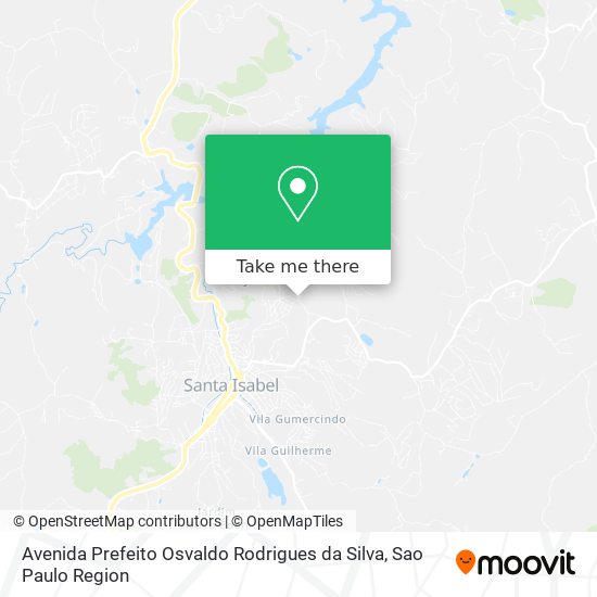 Avenida Prefeito Osvaldo Rodrigues da Silva map